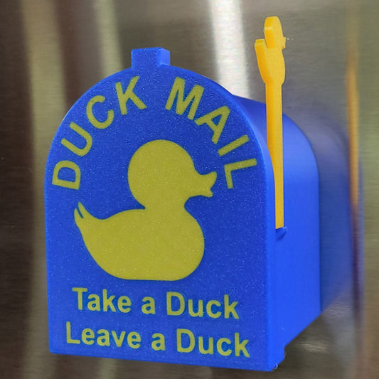 Cruise Duck Mailbox – Magnetic Cabin Door Duck Exchange Box | Take a Duck Leave a Duck | Cruise Ship Door Decor | Rubber Duck Mailbox