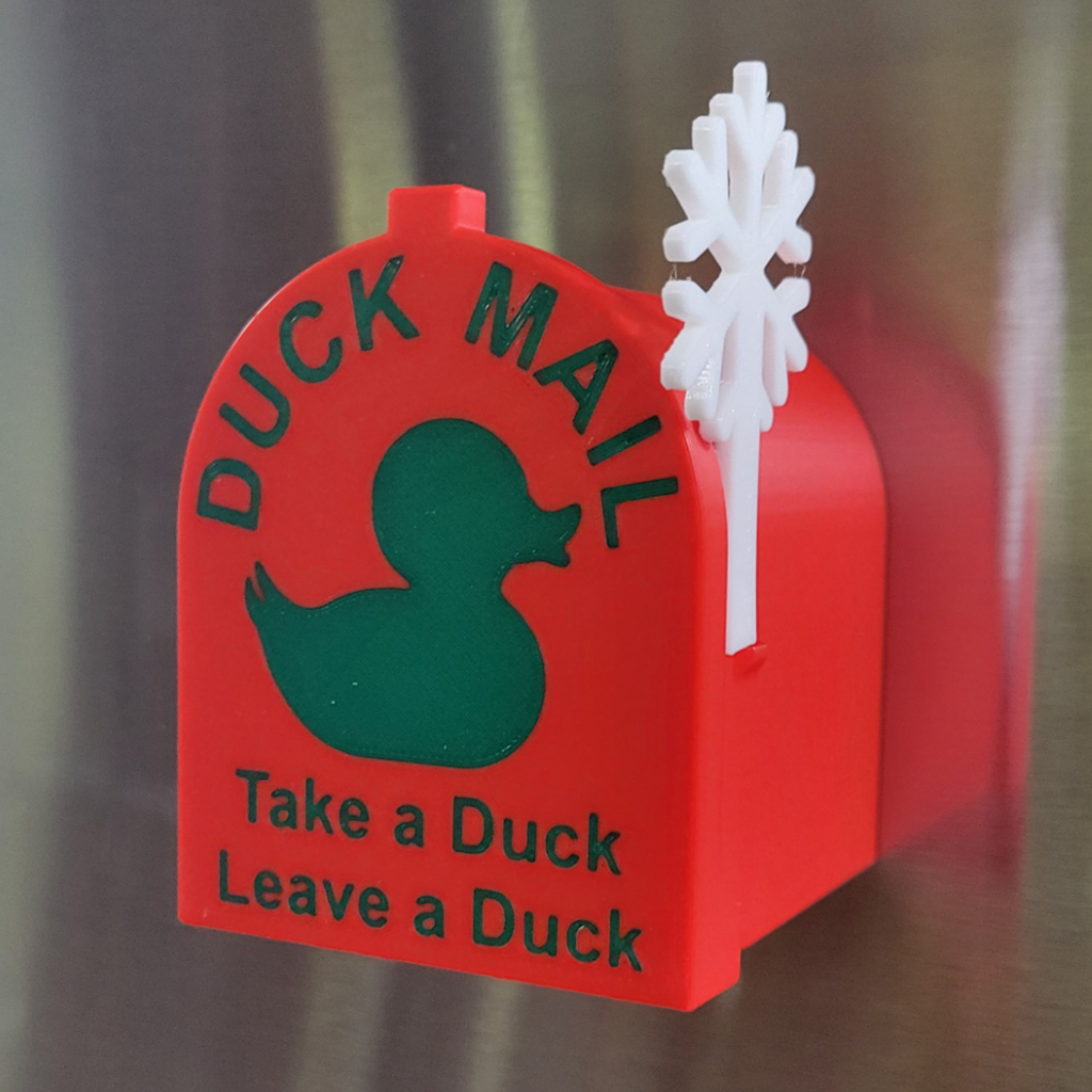 Cruise Duck Mailbox – Magnetic Cabin Door Duck Exchange Box | Take a Duck Leave a Duck | Cruise Ship Door Decor | Rubber Duck Mailbox