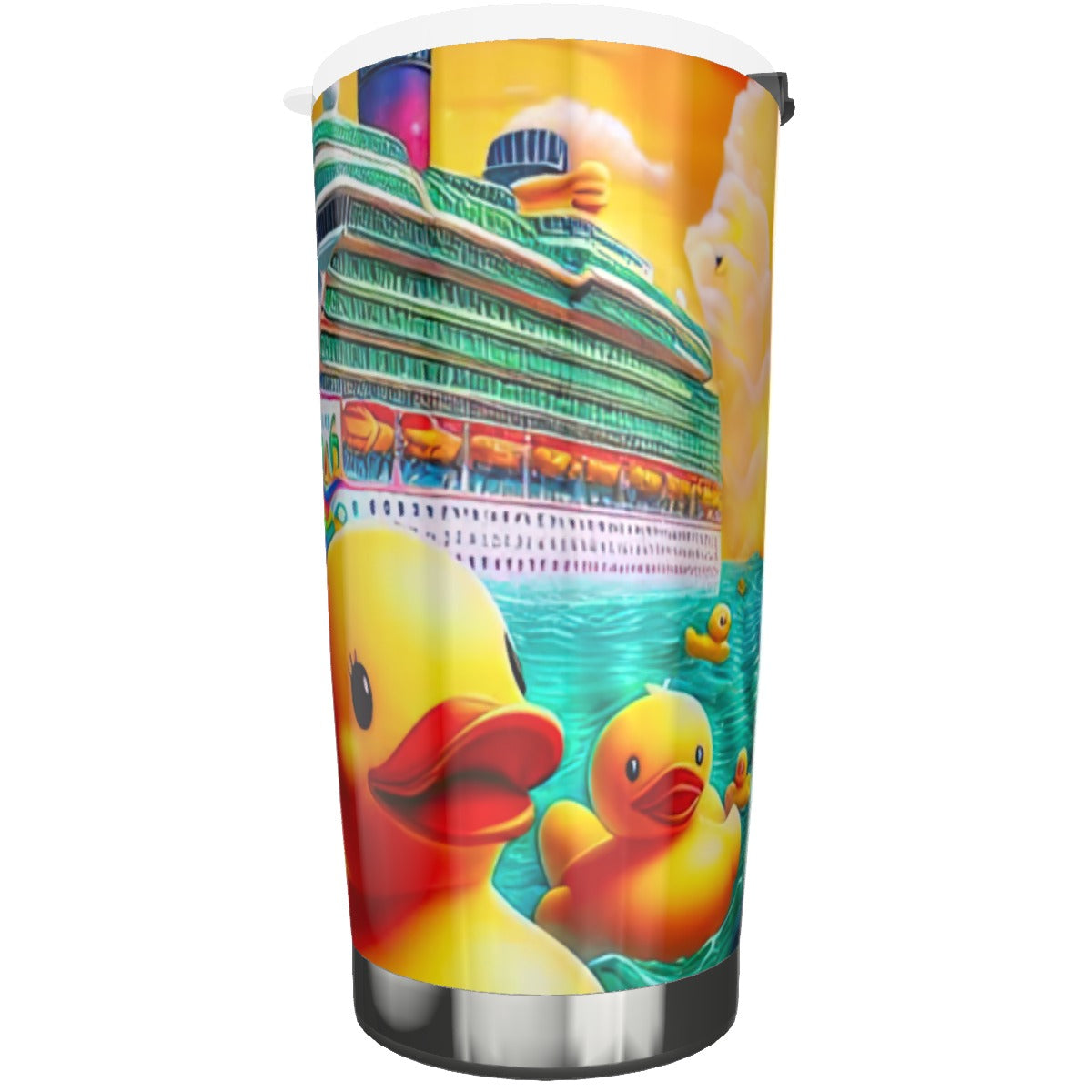 Sunset Splash Stainless Steel Tumbler