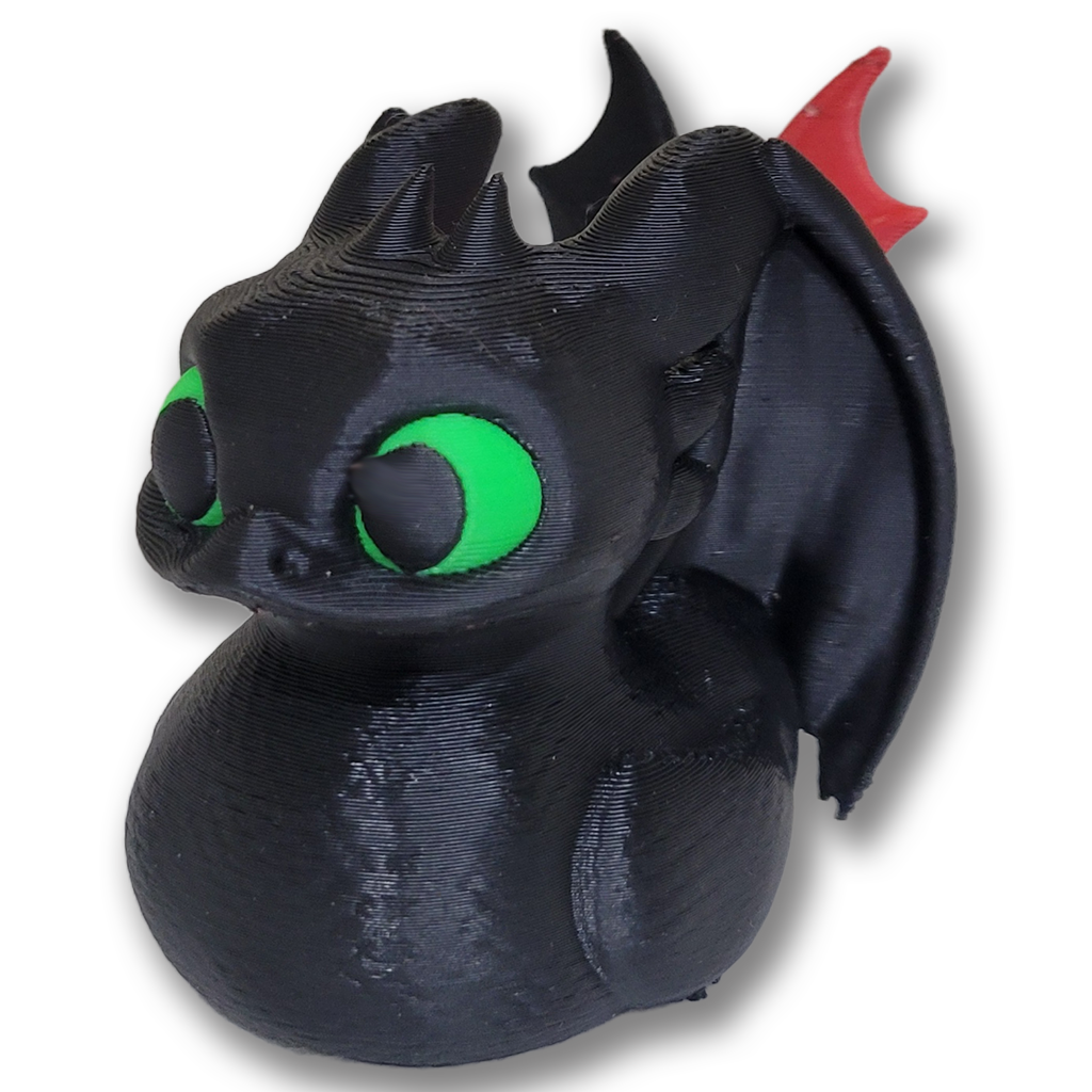 Black Dragon Duck with No Teeth