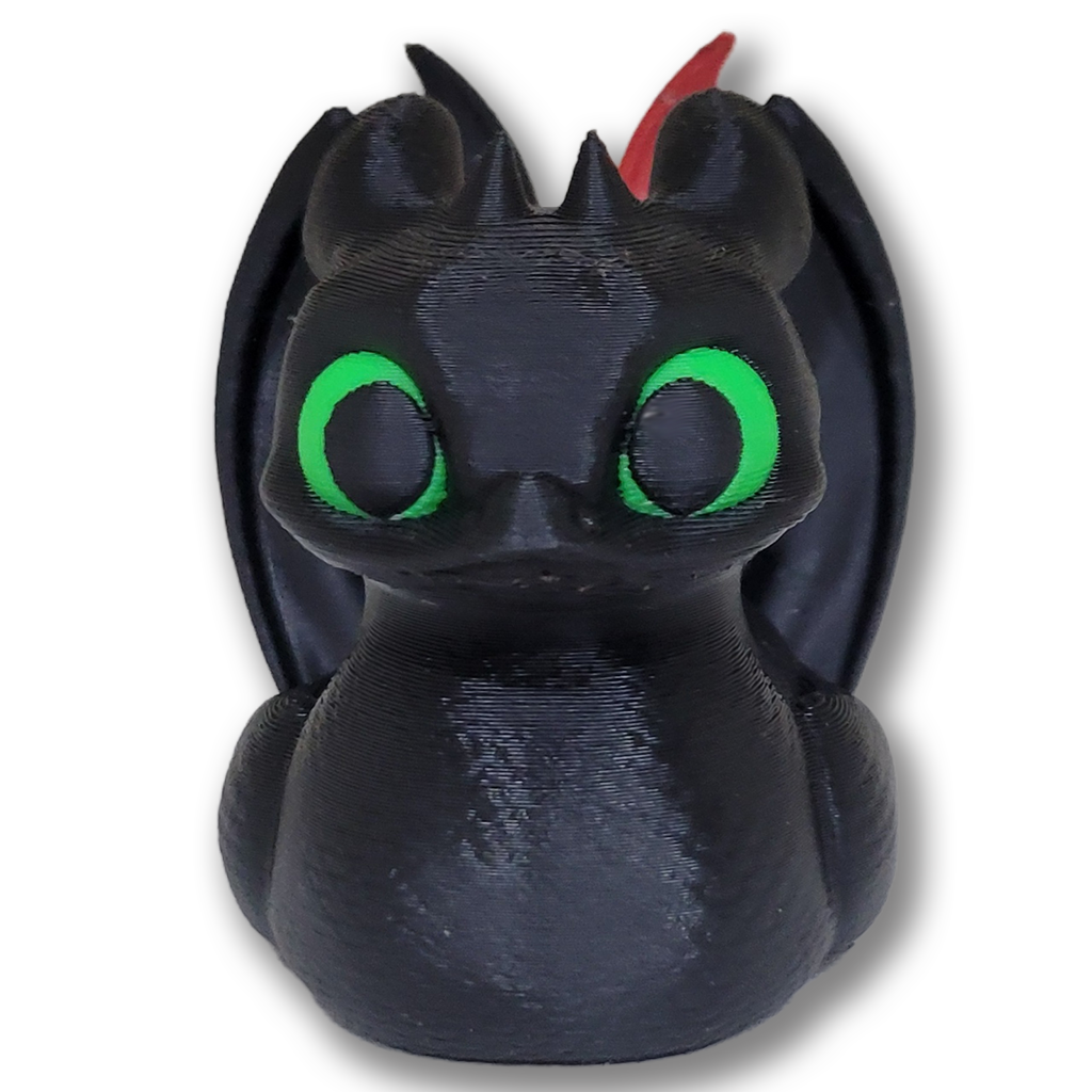 Black Dragon Duck with No Teeth