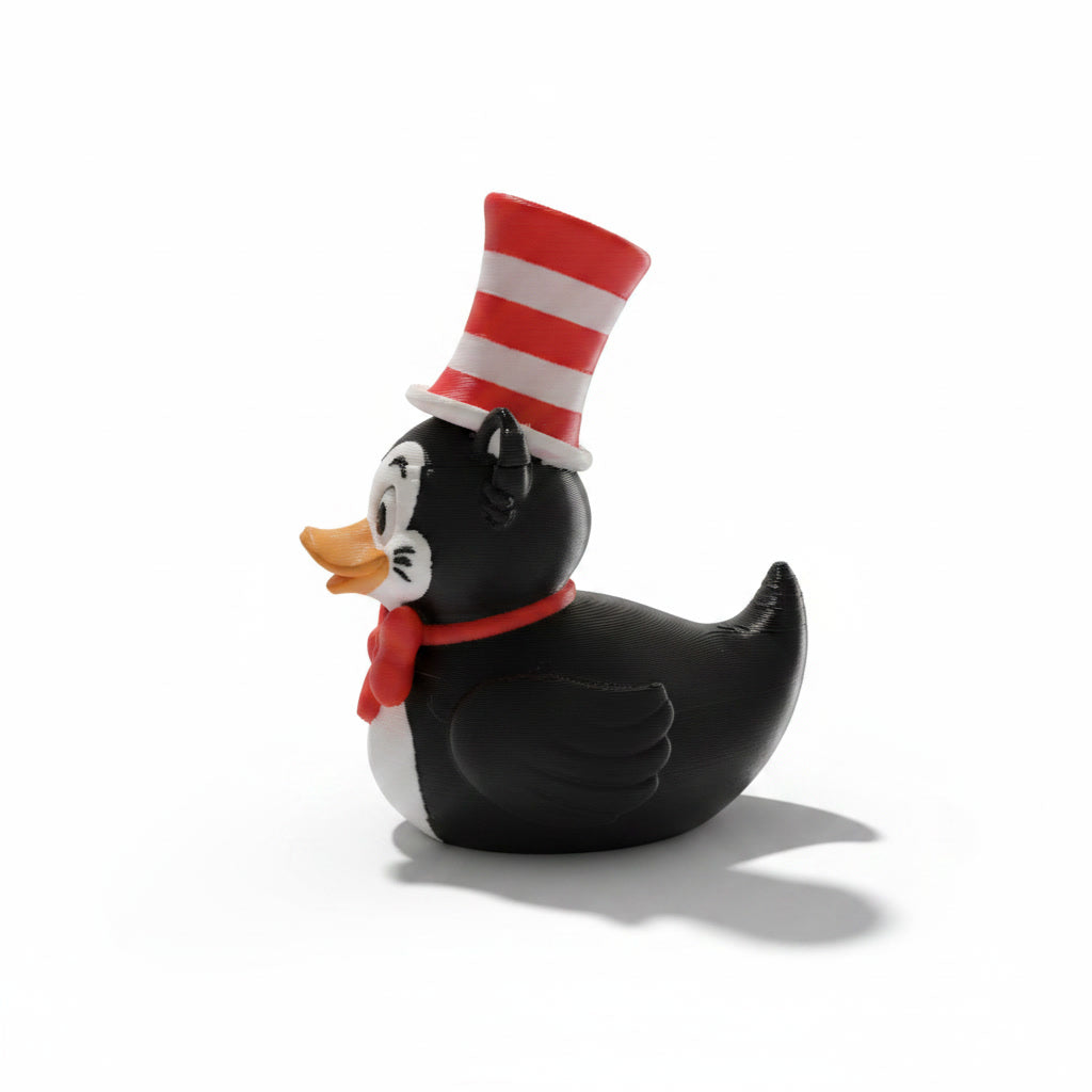 Top-Hatted Cat Duck