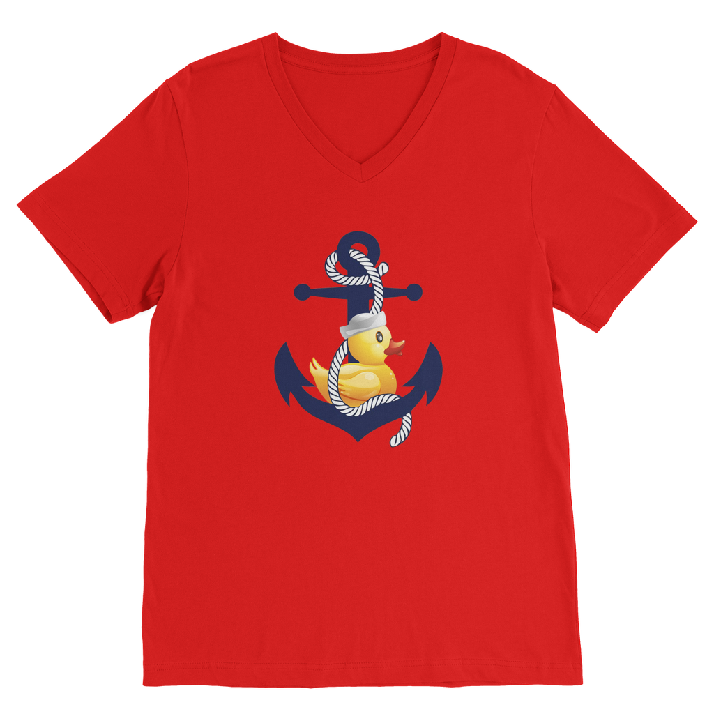 Ahoy Ducky Classic V-Neck T-Shirt