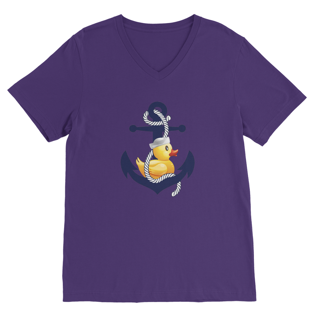 Ahoy Ducky Classic V-Neck T-Shirt