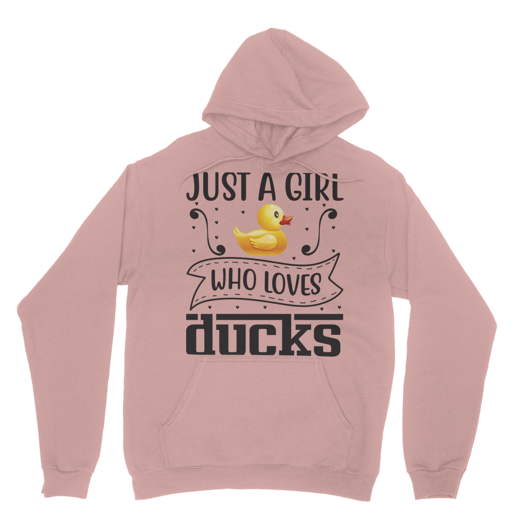 Just a Girl Who Loves Ducks Classic Adult Hoodie