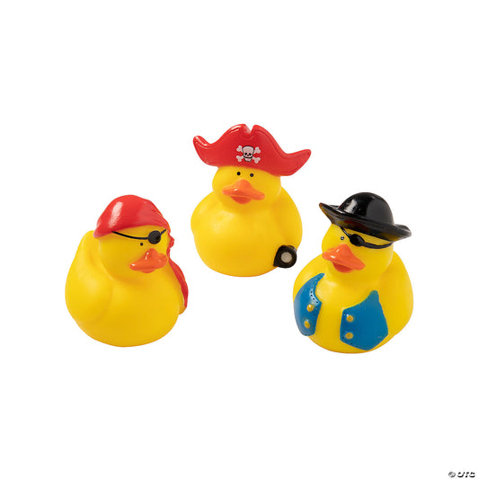 Pirate Rubber Ducks - by the dozen