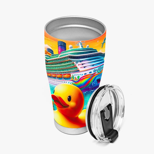 Sunset Splash Stainless Steel Tumbler