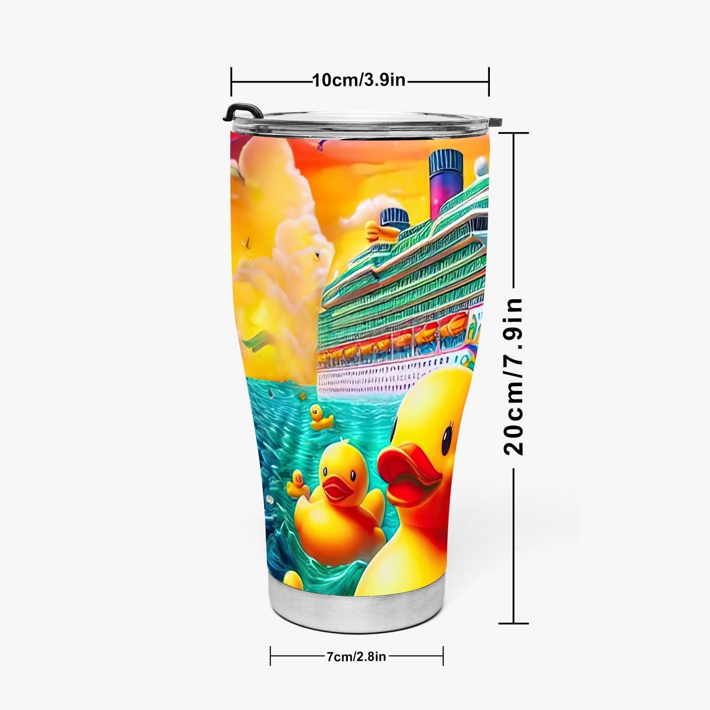 Sunset Splash Stainless Steel Tumbler