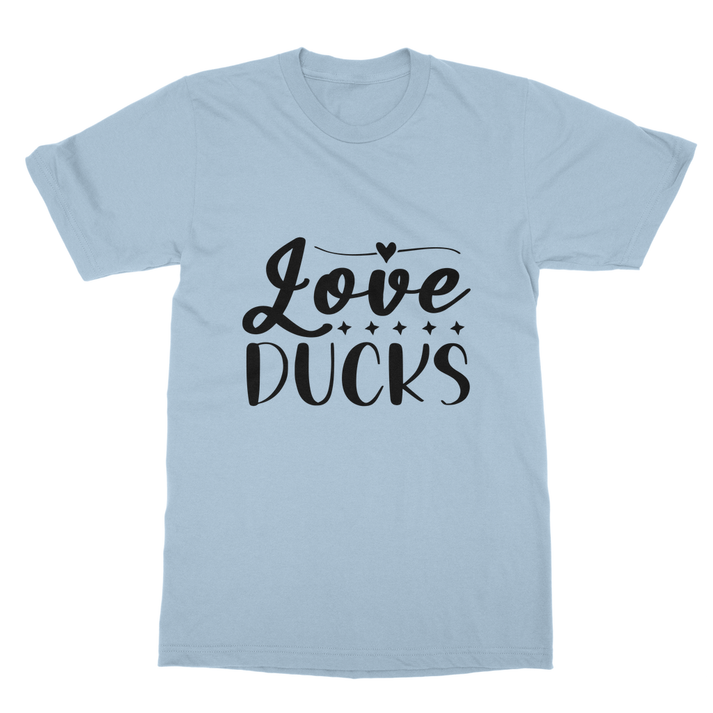 Love Ducks Classic Adult T-Shirt
