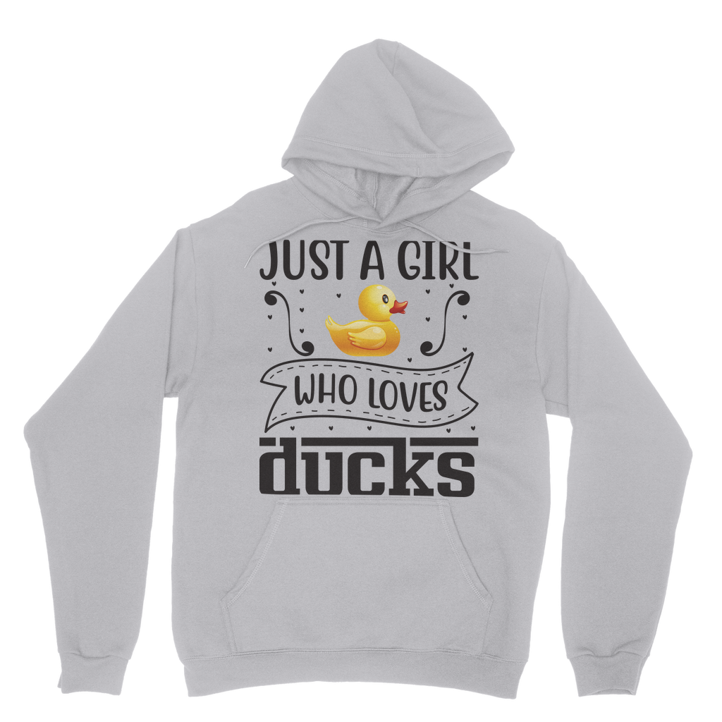 Just a Girl Who Loves Ducks Classic Adult Hoodie