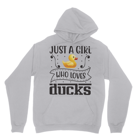 Just a Girl Who Loves Ducks Classic Adult Hoodie