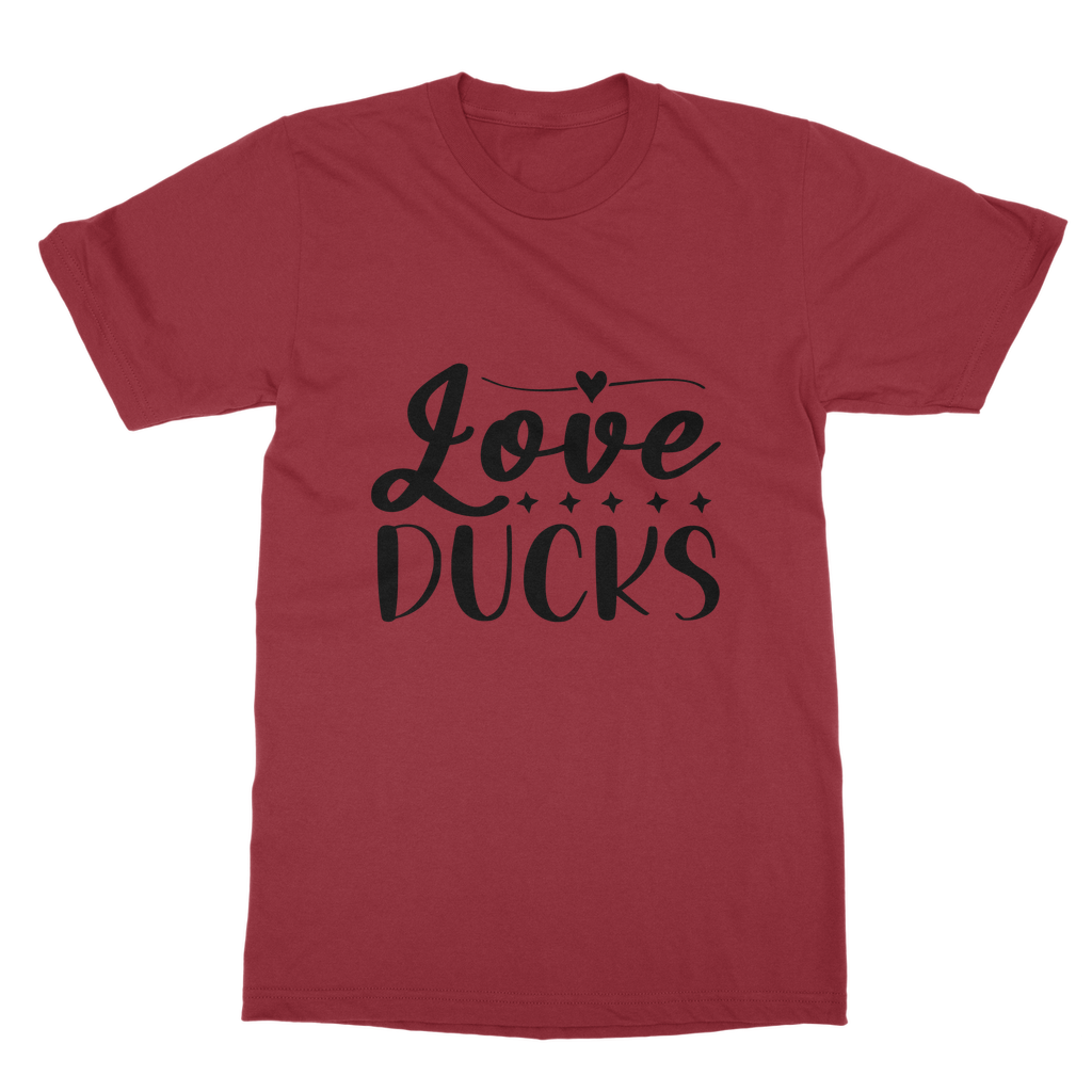 Love Ducks Classic Adult T-Shirt