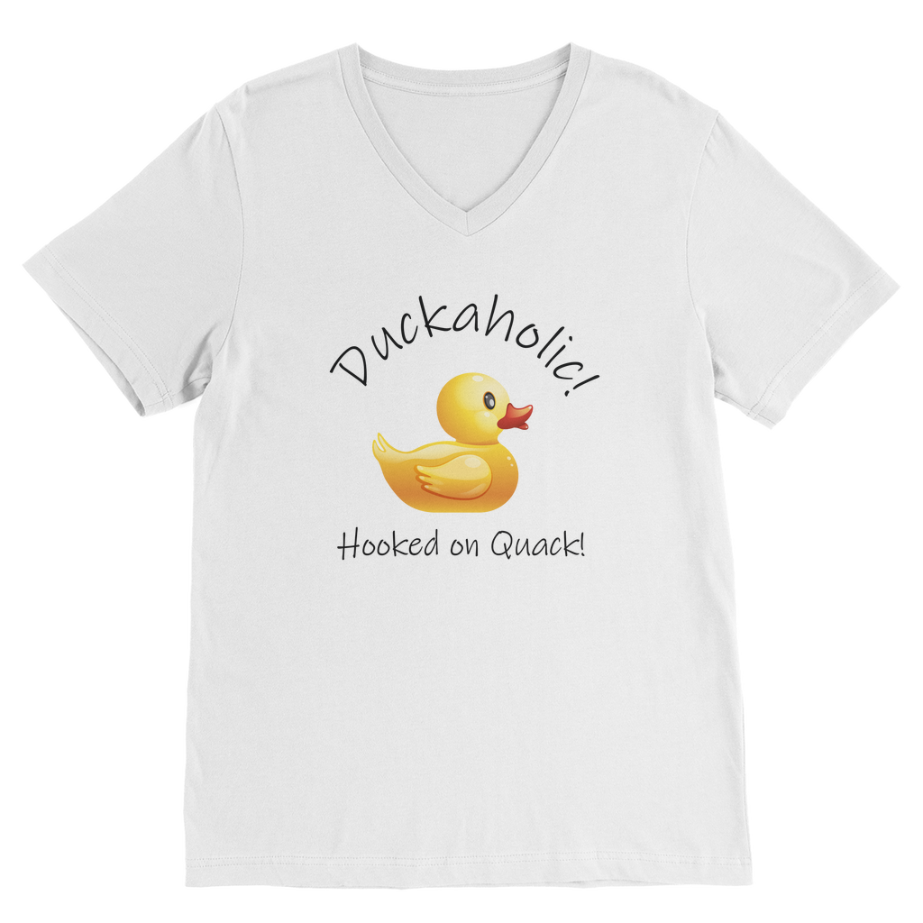 Duckaholic Classic V-Neck T-Shirt