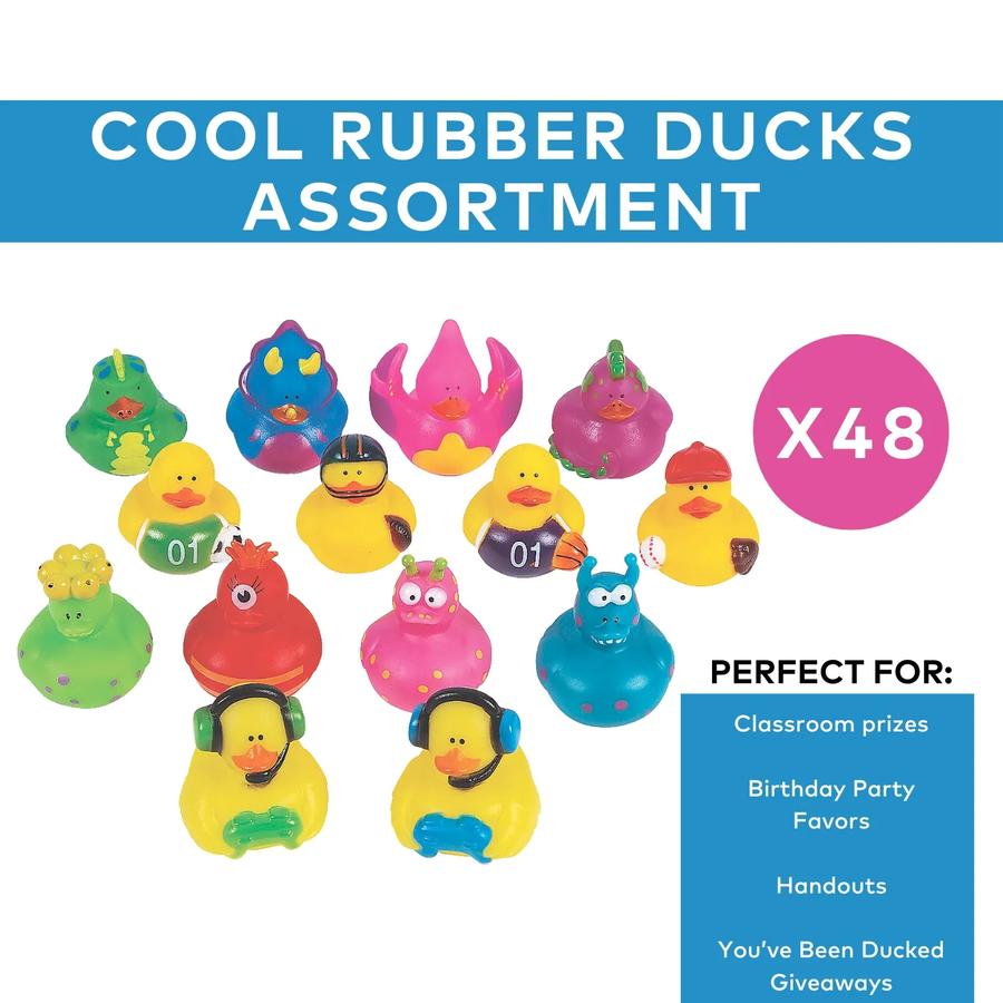 Cool Rubber Ducks Assortment - 48-Pack - photo 2