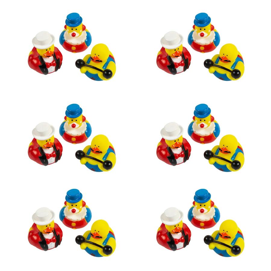 Bulk Carnival Rubber Ducks - 120-Pack