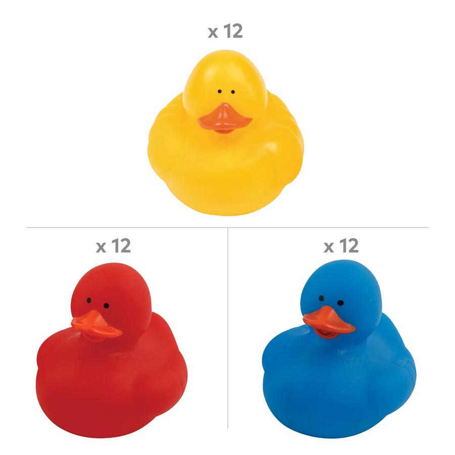Primary Color Rubber Duck Assortment - 36-Pack — additional product view