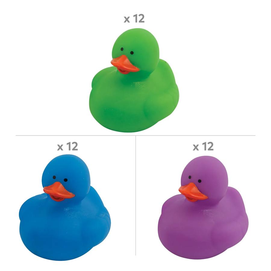 Cool Color Rubber Duck Assortment - 36-Pack — additional product view