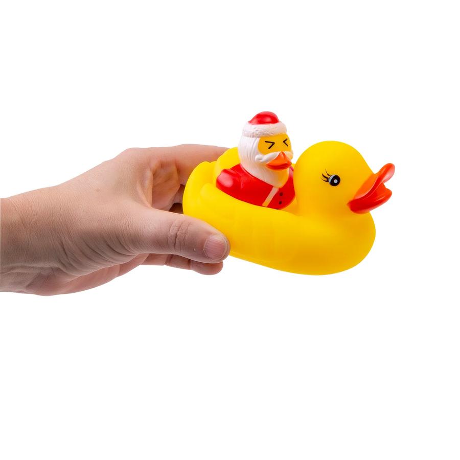Large Rubber Duck with Christmas Character Ducks - 4-Pack - photo 2