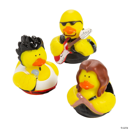 Rock Star Rubber Ducks - by the dozen