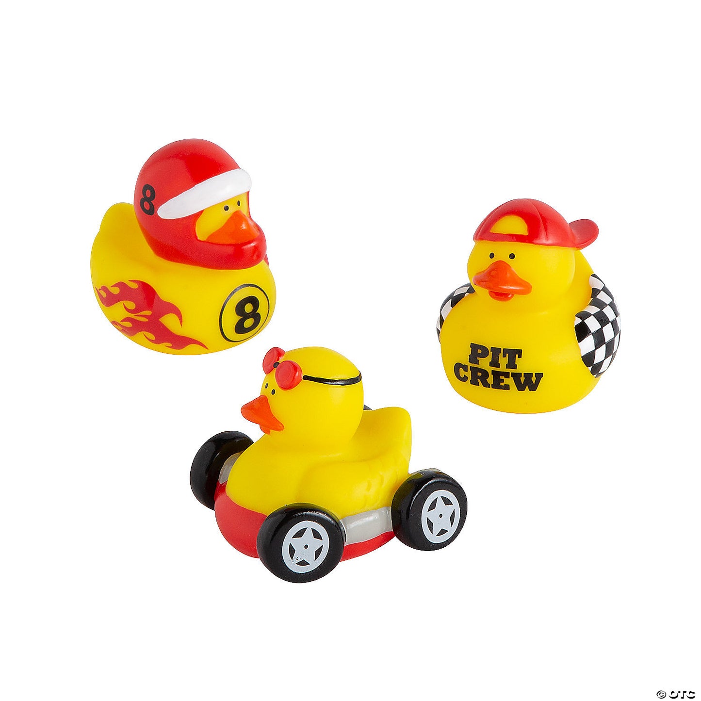 Race Car Driver Rubber Ducks - by the dozen