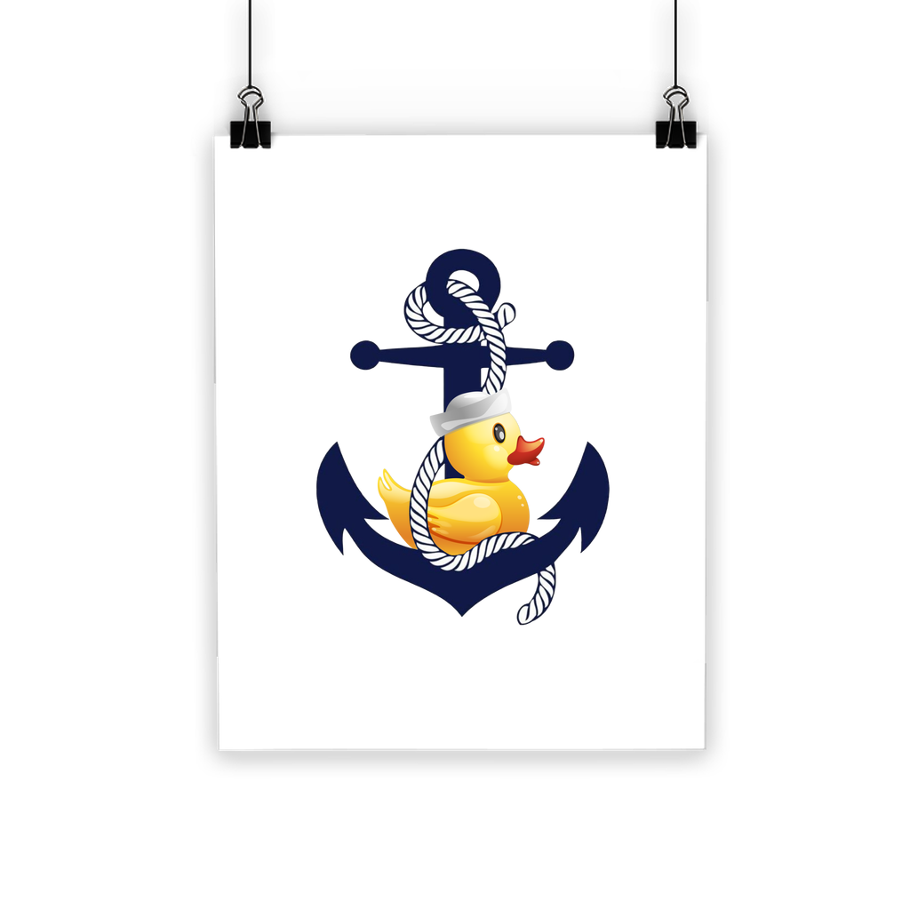 Ahoy Ducky Classic Poster