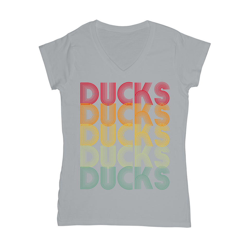 Ducks Ducks Ducks Classic Women's V-Neck T-Shirt