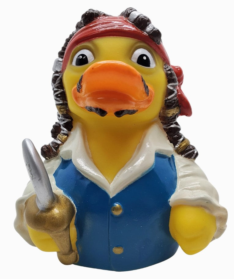 Captain Quack Mallard, Pirate of the Quackibeean Collectible Rubber Duck