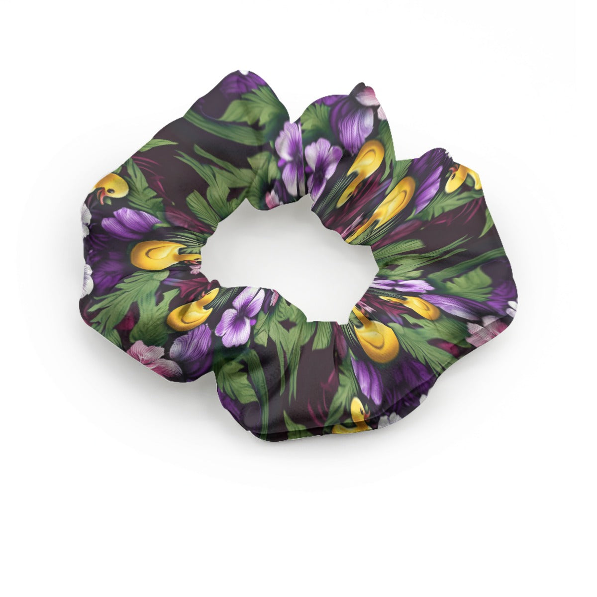 Ducky Royal Purple Hawaiian Hair Scrunchie