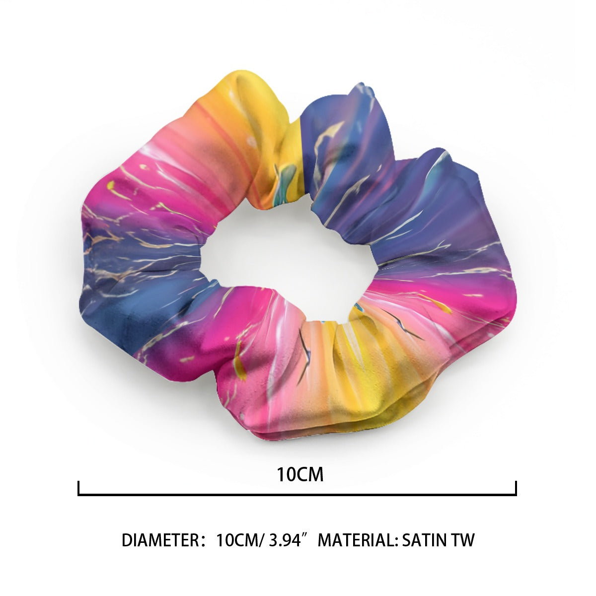 Sunset Splash Summer Scrunchie