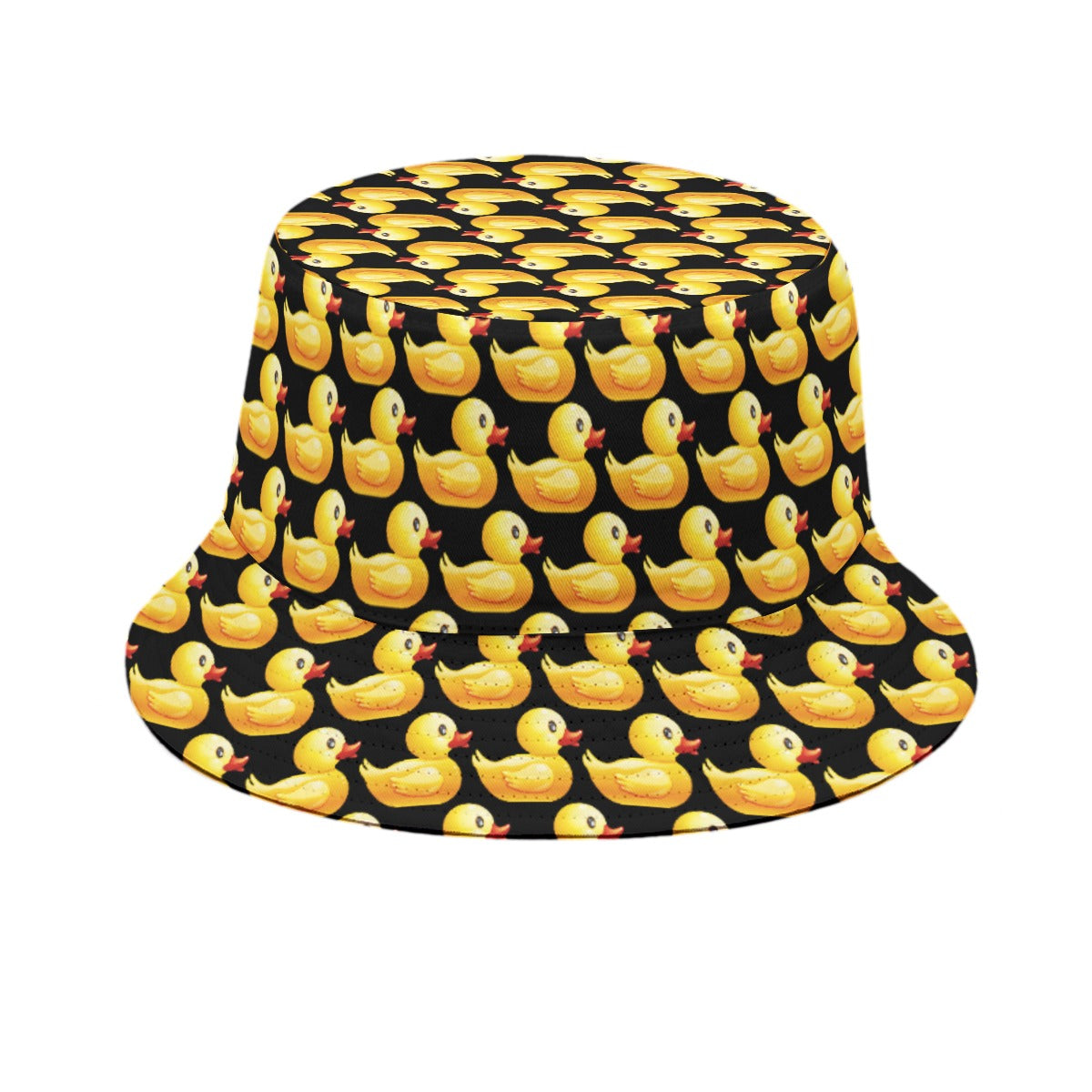 Just Ducky Black Bucket Hat