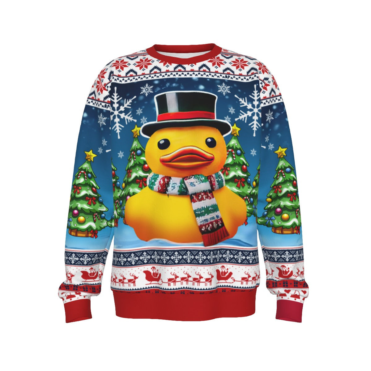 Quack Frosty Ugly Christmas Sweater