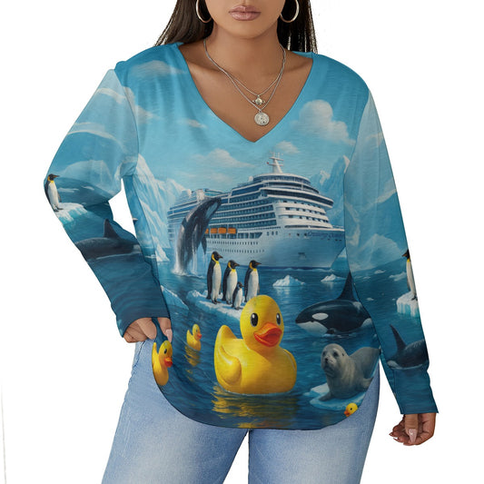 Antarctica Adventure Women's Long Sleeve T-Shirt
