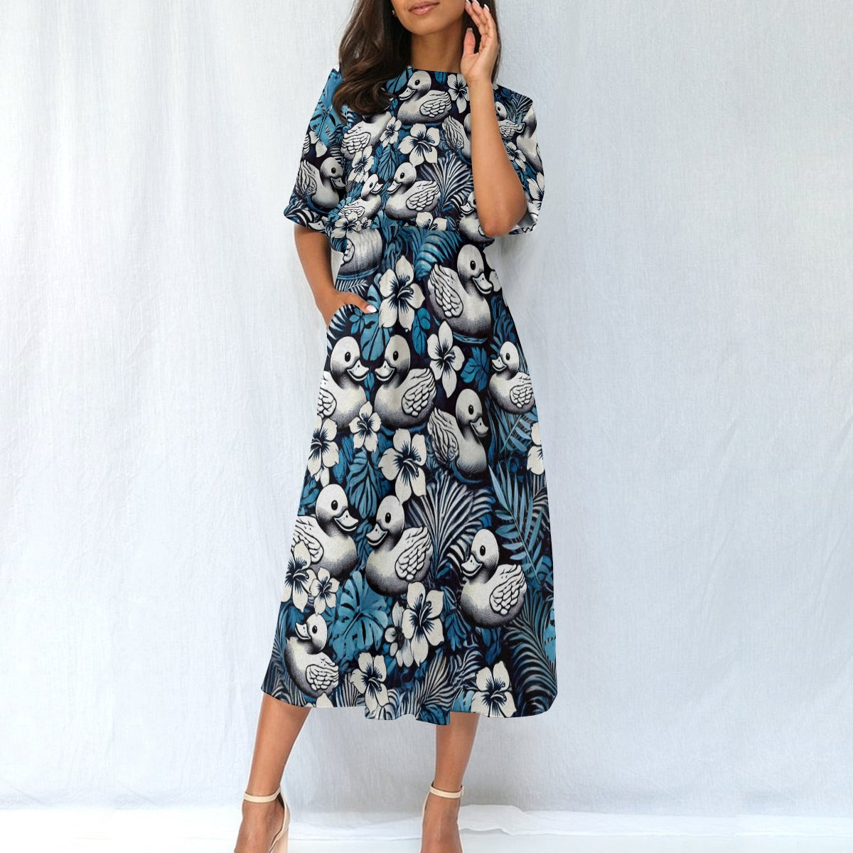 Ocean Breeze Quacker Dress