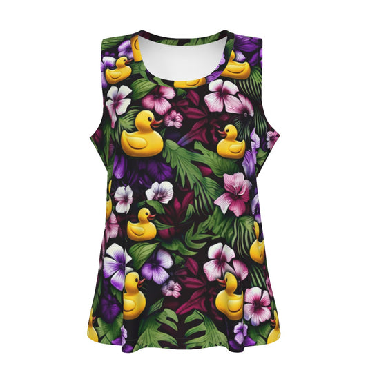 Royal Purple Hawaiian Women's Sports Tank Top