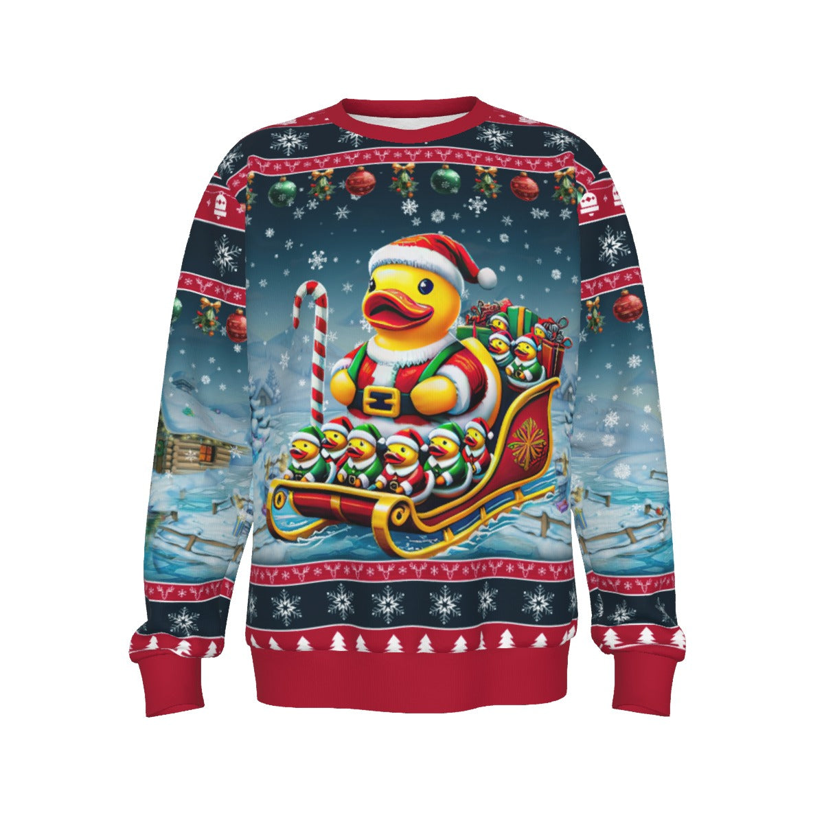 Santa’s Little Quacker Ugly Christmas Sweater