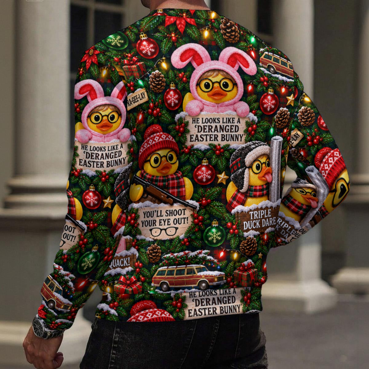 A Quackmas Story Men's Heavy Fleece Sweatshirt