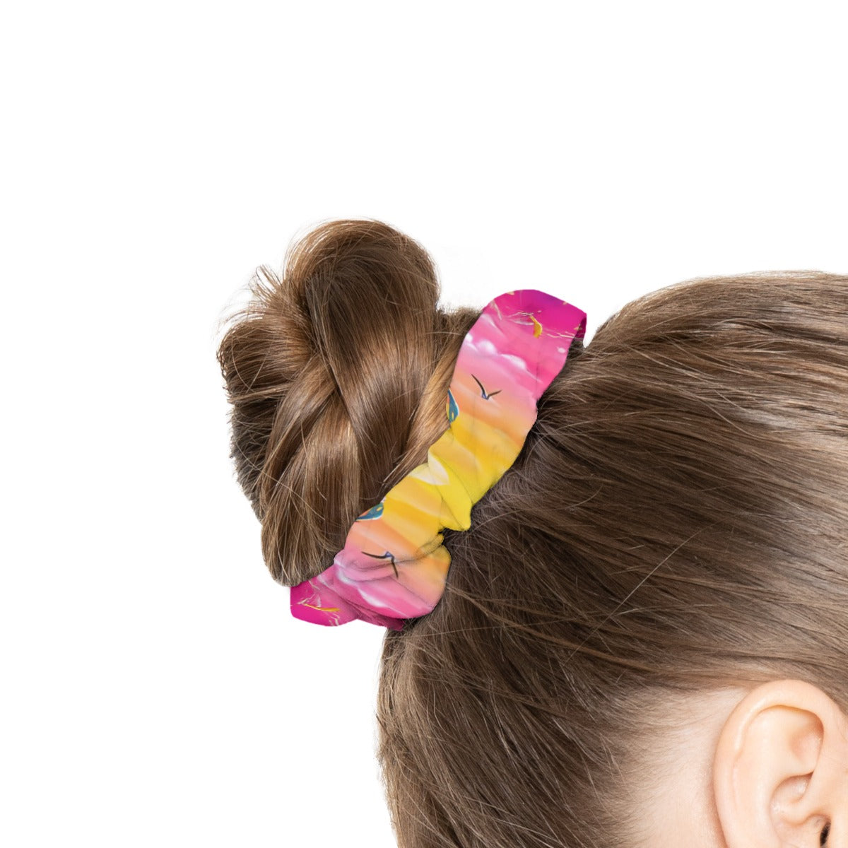 Sunset Splash Summer Scrunchie