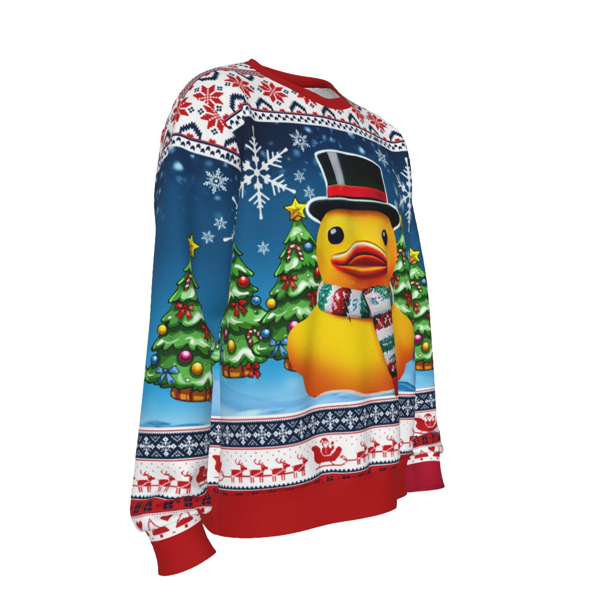 Quack Frosty Ugly Christmas Sweater