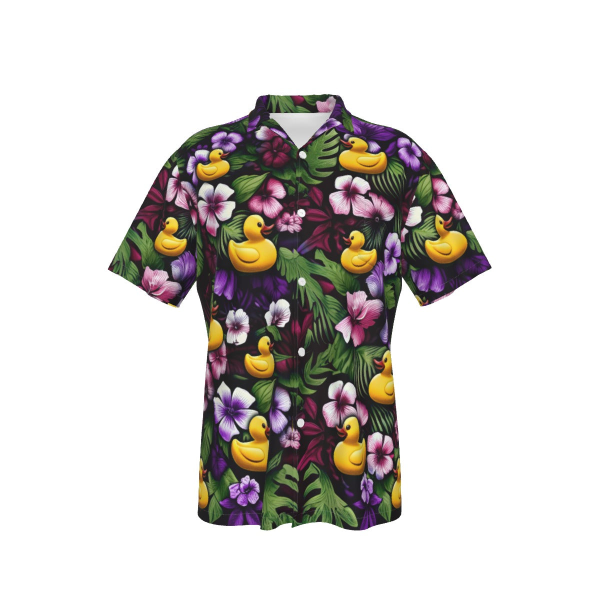 Ducky Royal Hawaiian Shirt – Available in Blue or Purple!