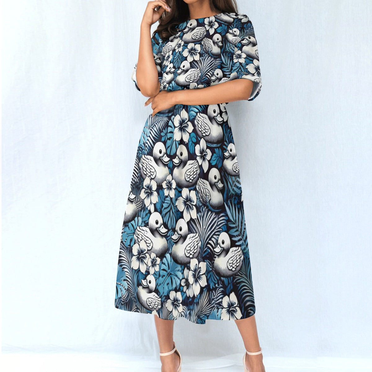 Ocean Breeze Quacker Dress