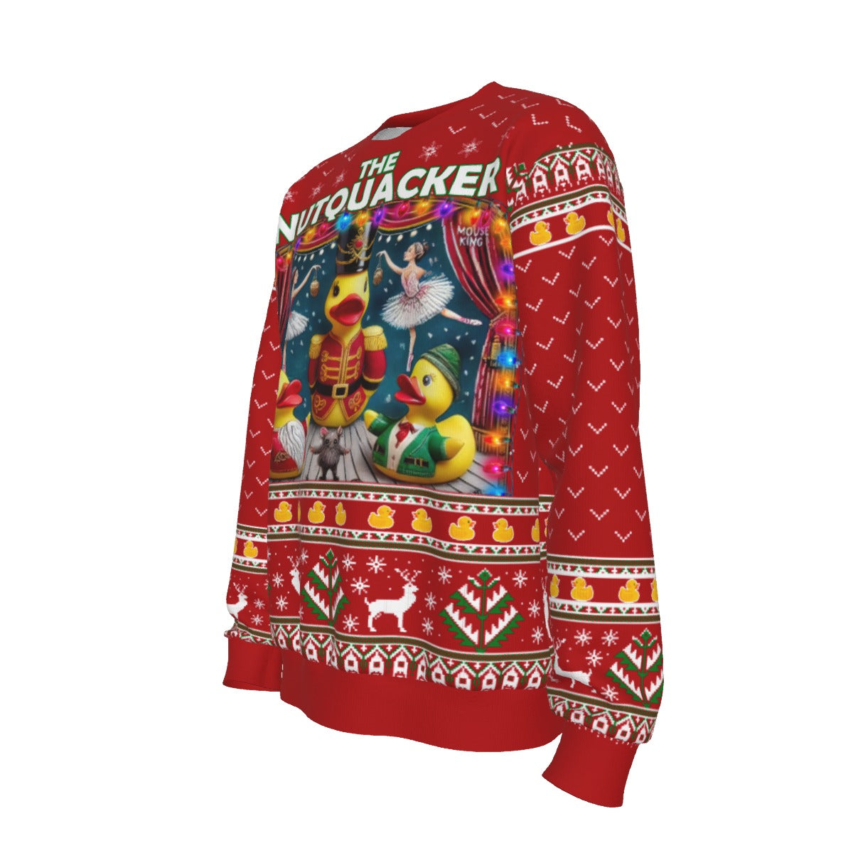 The NutQuacker Ugly Christmas Sweater