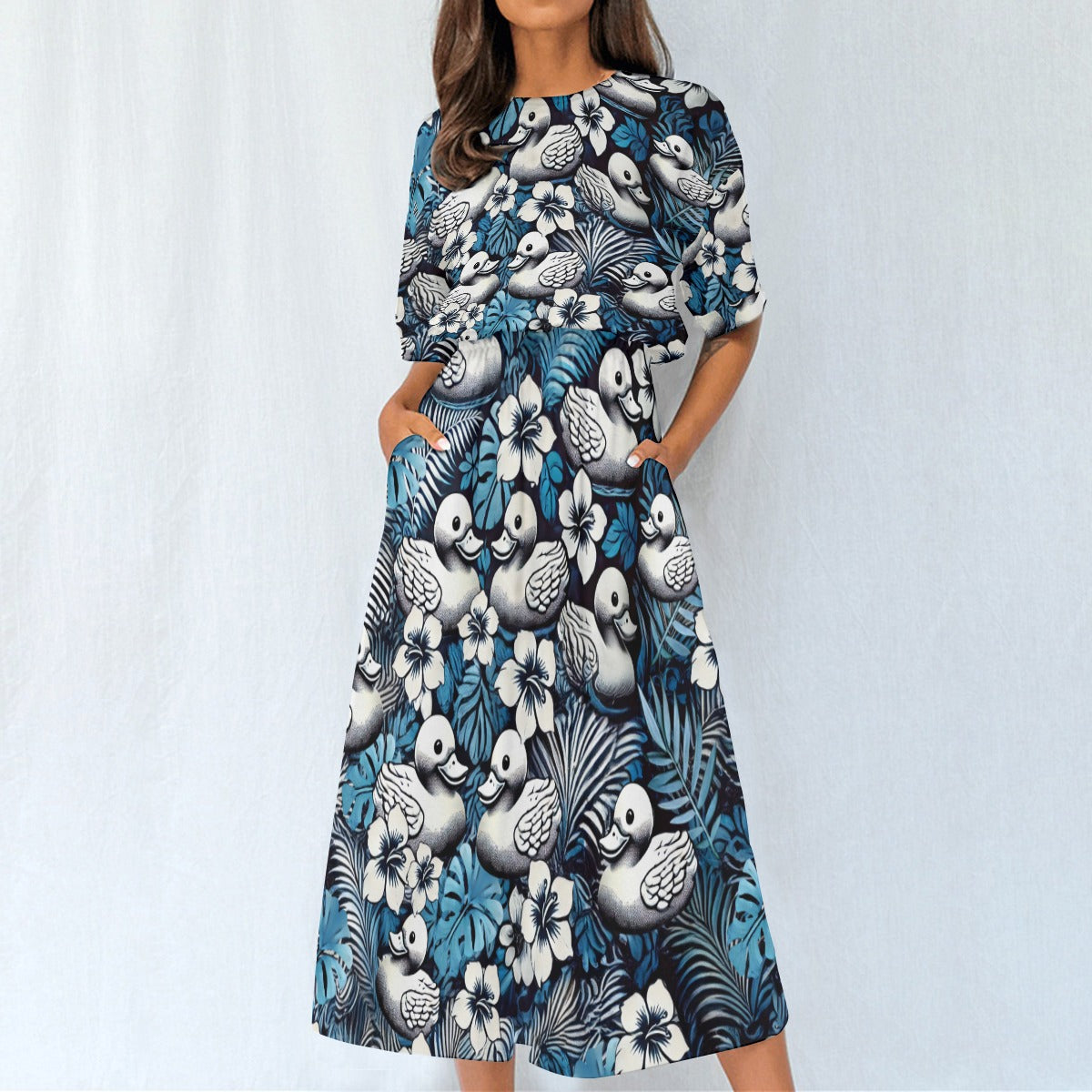 Ocean Breeze Quacker Dress