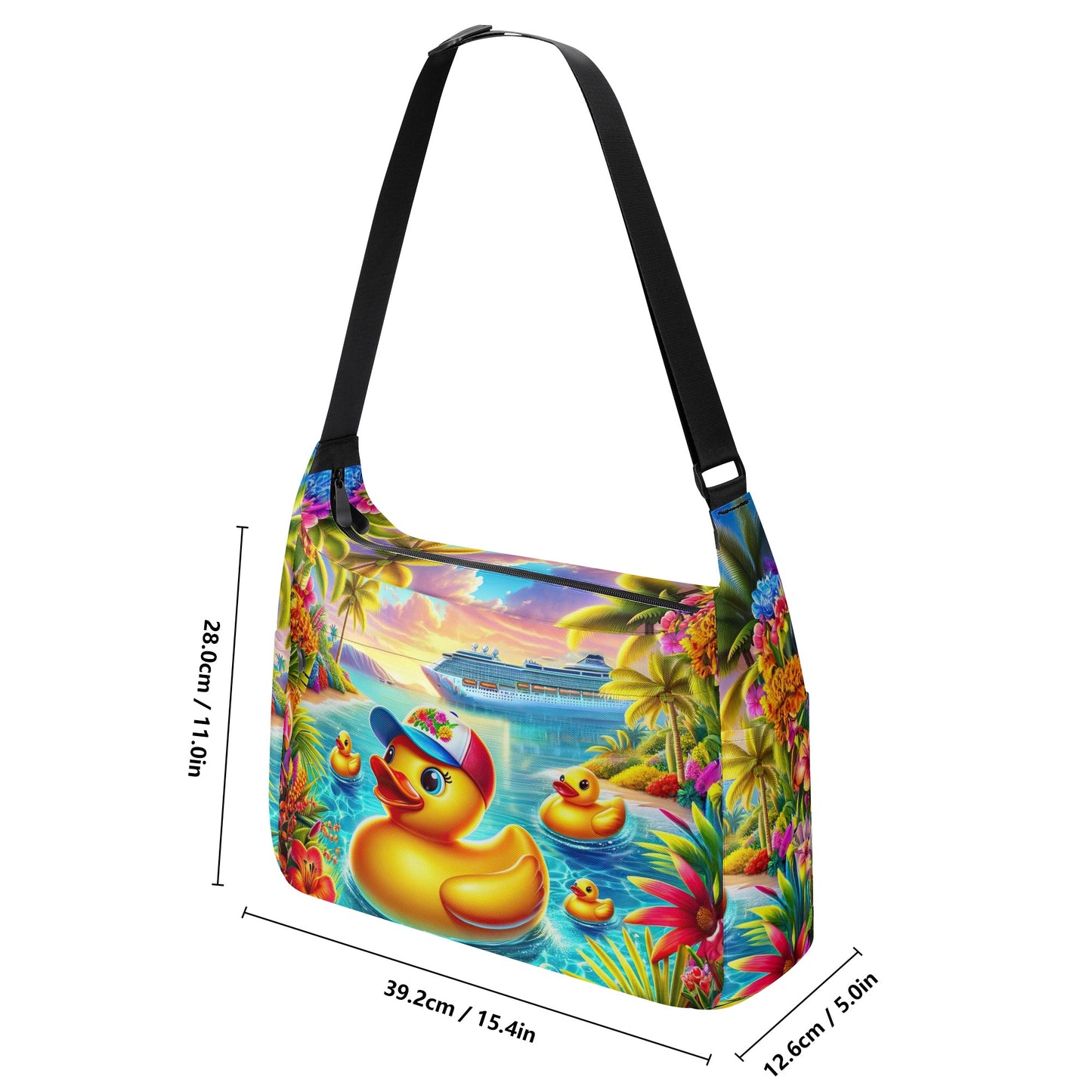 Sundown Splash Duck Messenger Bag