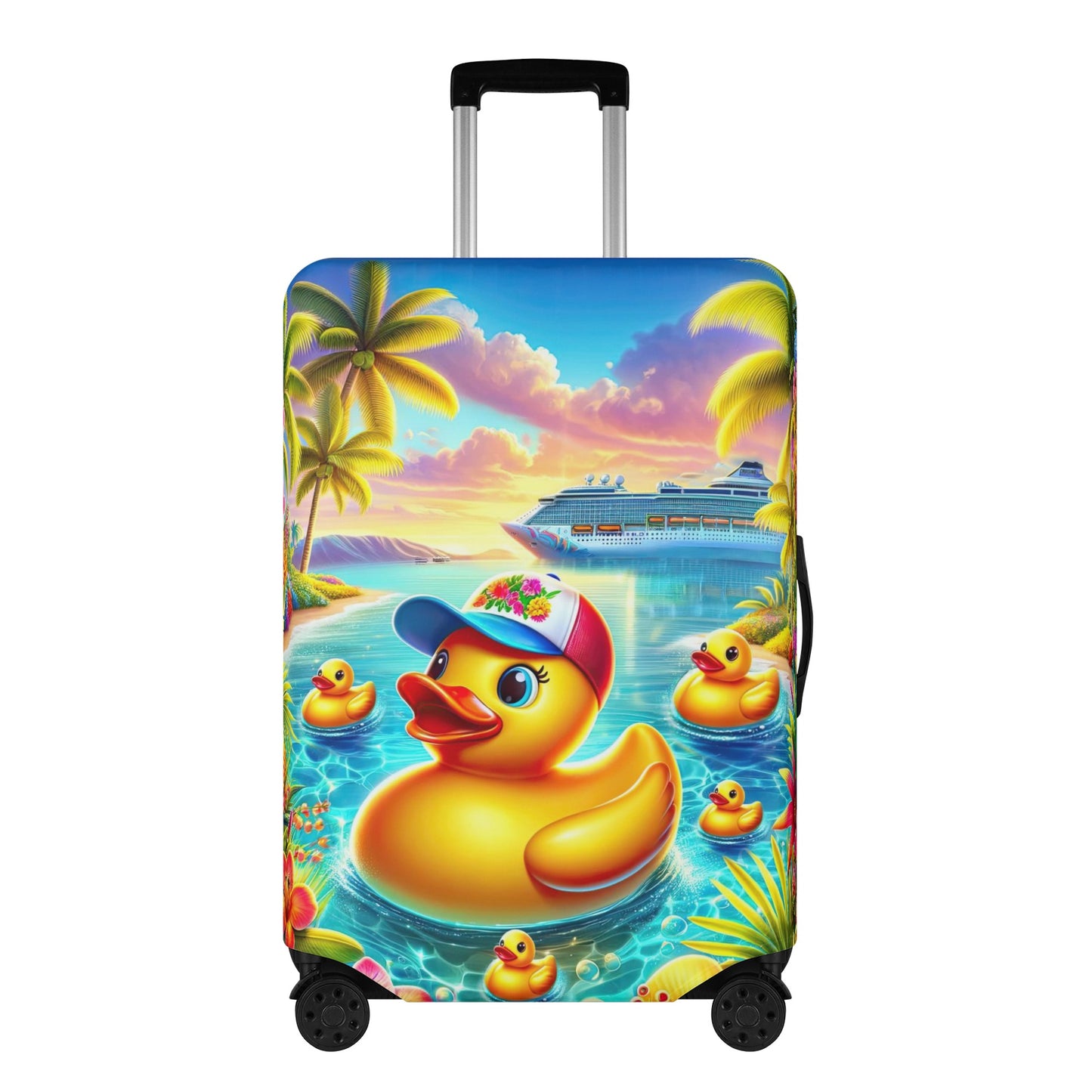 Sundown Splash Luggage Cover