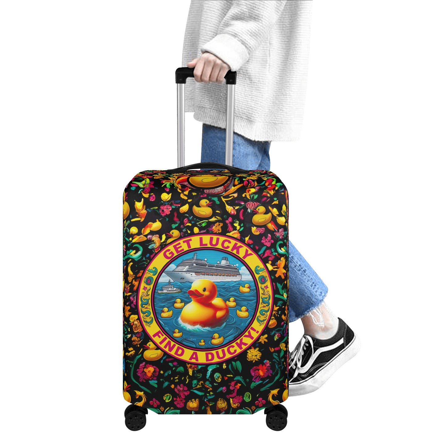 Get Lucky, Find a Ducky Luggage Cover