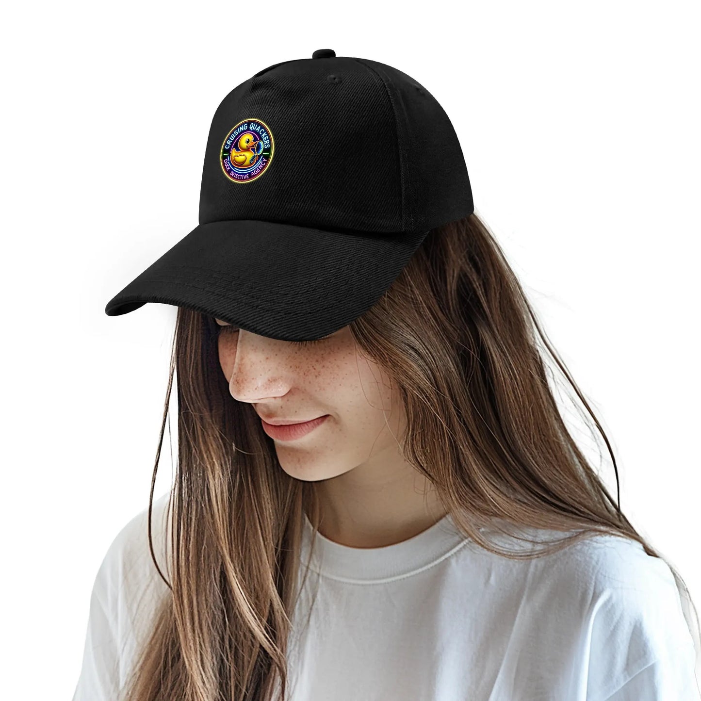 Cruising Quackers Duck Detective Baseball Cap