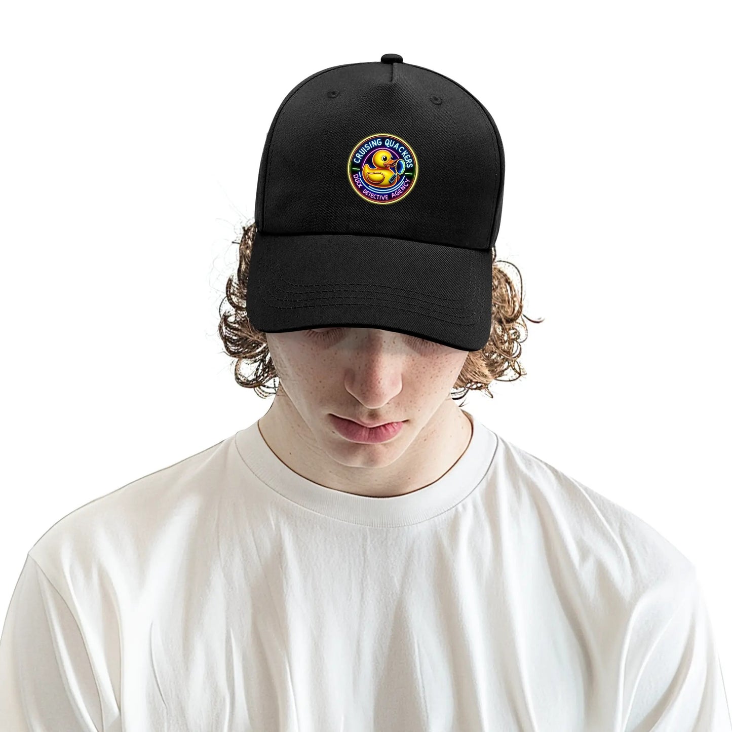 Cruising Quackers Duck Detective Baseball Cap