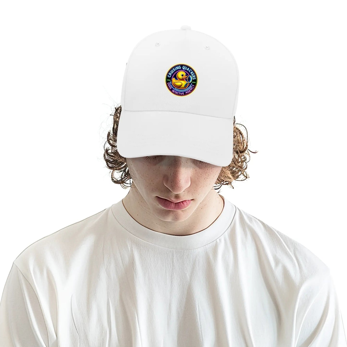 Cruising Quackers Duck Detective Baseball Cap