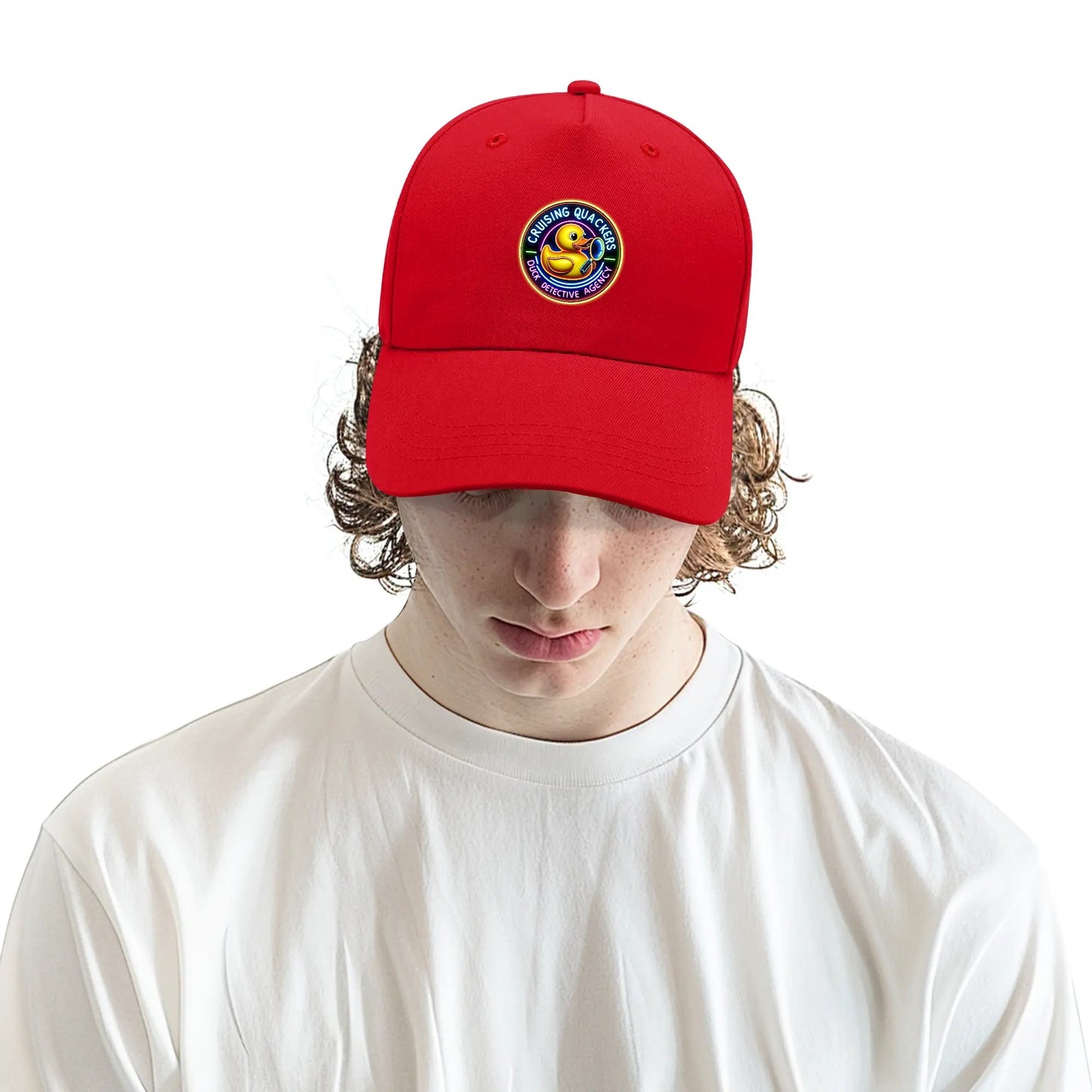 Cruising Quackers Duck Detective Baseball Cap