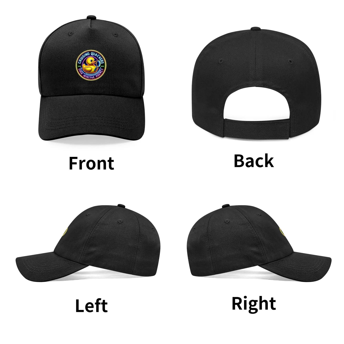 Cruising Quackers Duck Detective Baseball Cap